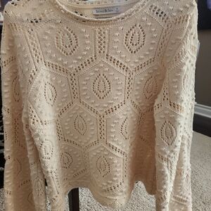 Selena B. Skin Women's Cream Sweater